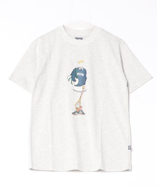 NEW BALANCE(ニューバランス)の「New Balance ニューバランス W Tennis Style Tシャツ WT41578AHH AHH(Tシャツ/カットソー・レディース・グレー・SMALL/LARGE/MEDIUM)」の1枚目の写真
