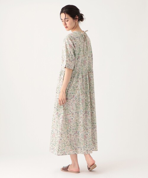 【新品】アフタヌーンティー　タックワンピース　リバティプリント WEB限定】タックワンピース/リバティプリント | アフタヌーン