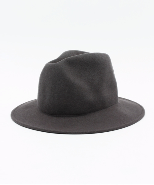 Discoat Parisien（ディスコートパリシアン）の「フェルト中折れハット（ハット・レディース・グレー/ベージュ/ブラック・ﾌﾘ-）」の3枚目の写真