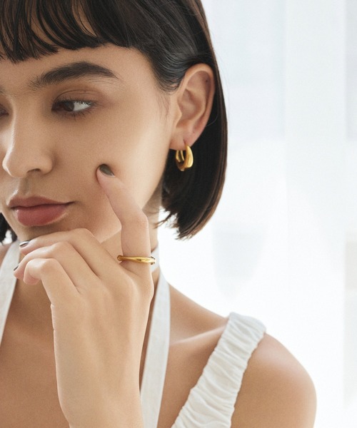 CENE（セネ）の「【CENE】セネ/トライアングルリング（リング・レディース・ゴールド/シルバー・9号/11号/13号）」の7枚目の写真