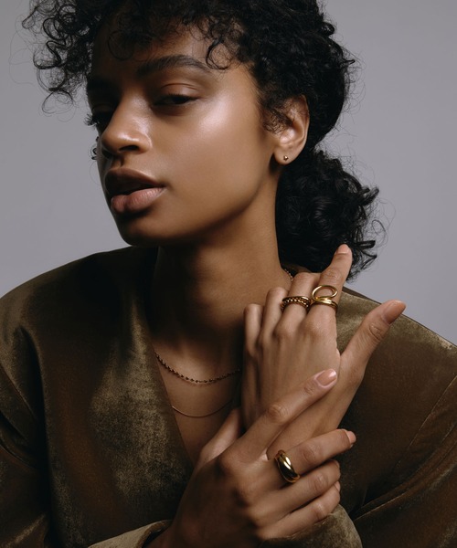 CENE（セネ）の「【CENE】セネ/トライアングルリング（リング・レディース・ゴールド/シルバー・9号/11号/13号）」の16枚目の写真