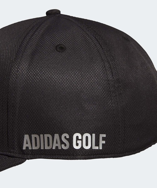 adidas キャップ 刺繍ロゴ入り グレー ゴルフデザイン 通気穴付き アディダス adidas ゴルフ GOLF キャップ 帽子 ぼうし フリース