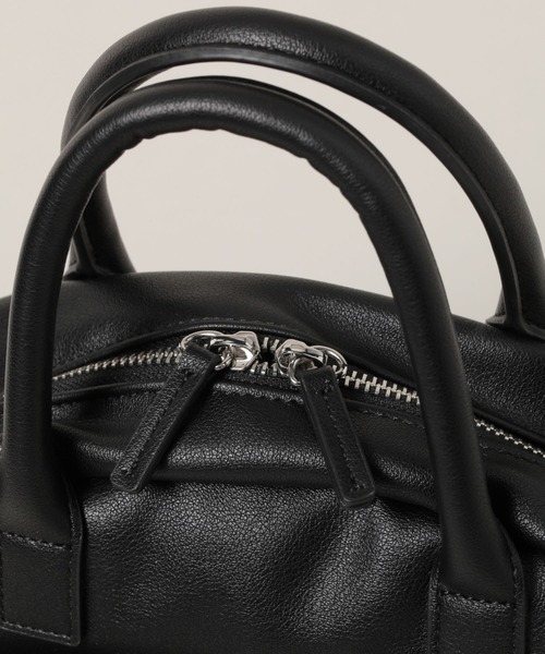 RAGEBLUE（レイジブルー）の「2WAY/ダブルポケットハンドバッグ（ショルダーバッグ・レディース・ブラック・FREE）」の3枚目の写真