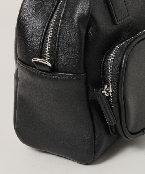 RAGEBLUE（レイジブルー）の「2WAY/ダブルポケットハンドバッグ（ショルダーバッグ・レディース・ブラック・FREE）」の2枚目の写真
