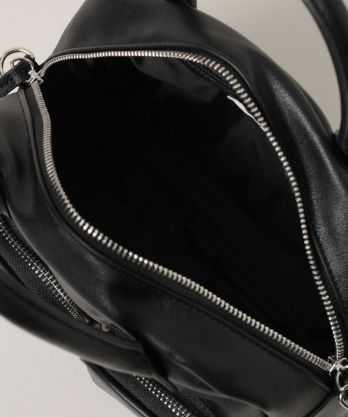 RAGEBLUE（レイジブルー）の「2WAY/ダブルポケットハンドバッグ（ショルダーバッグ・レディース・ブラック・FREE）」の13枚目の写真