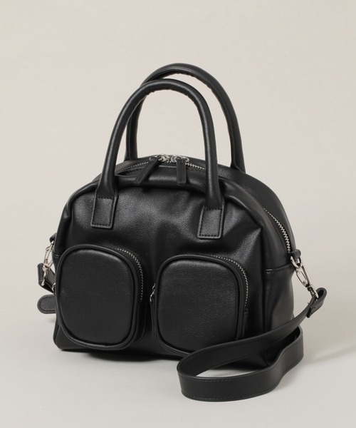 RAGEBLUE（レイジブルー）の「2WAY/ダブルポケットハンドバッグ（ショルダーバッグ・レディース・ブラック・FREE）」の20枚目の写真