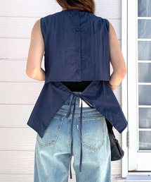 Q | バックオープンブラウス(シャツ/ブラウス)