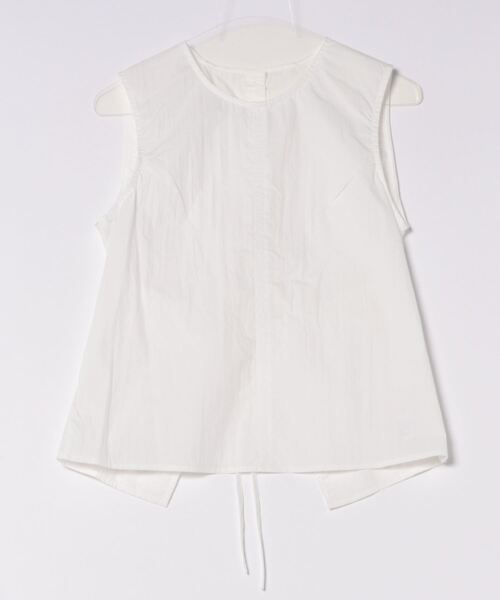 Q（キュー）の「バックオープンブラウス（シャツ/ブラウス・レディース・アイボリー/ネイビー・MEDIUM）」の3枚目の写真