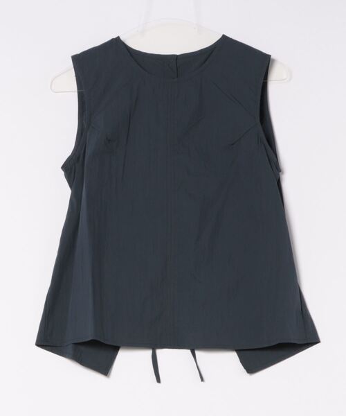 Q（キュー）の「バックオープンブラウス（シャツ/ブラウス・レディース・アイボリー/ネイビー・MEDIUM）」の4枚目の写真