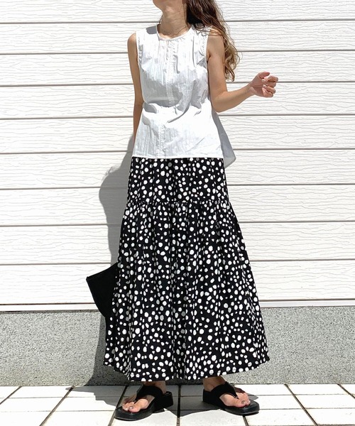 Q（キュー）の「バックオープンブラウス（シャツ/ブラウス・レディース・アイボリー/ネイビー・MEDIUM）」の15枚目の写真