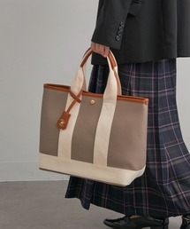 BEVERLY HILLS POLO CLUB（ビバリーヒルズポロクラブ）の「【BEVERLY HILLS POLO CLUB】《別注》スコッチグレイン ネオレザー　トートバッグ　A4対応（トートバッグ）」
