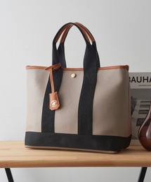 BEVERLY HILLS POLO CLUB（ビバリーヒルズポロクラブ）の「【BEVERLY HILLS POLO CLUB】《別注》スコッチグレイン ネオレザー　トートバッグ　A4対応（トートバッグ）」