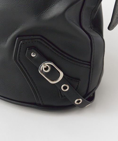 Theater code（シアターコード）の「belt design shoulder bag / ベルトデザイン ショルダーバッグ Y2K 2026年春夏（ショルダーバッグ・メンズ・ブラック・FREE）」の16枚目の写真