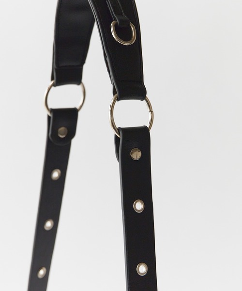 セール】belt design shoulder bag / ベルトデザイン ショルダー