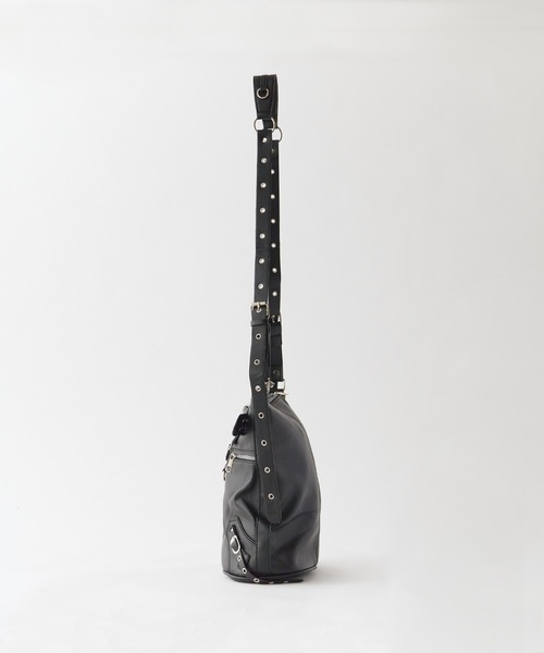 Theater code（シアターコード）の「belt design shoulder bag / ベルトデザイン ショルダーバッグ Y2K 2026年春夏（ショルダーバッグ・メンズ・ブラック・FREE）」の6枚目の写真