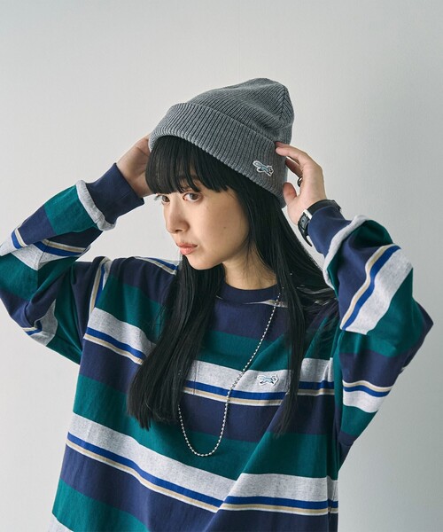 PENNEYS(ぺニーズ)の「PENNEYS(ぺニーズ)別注アソートロングスリーブTシャツ(Tシャツ/カットソー・レディース・ライトブルー/ダークグリーン/ダークグレー/オフホワイト/ナチュラル/マスタード・M/L)」の13枚目の写真