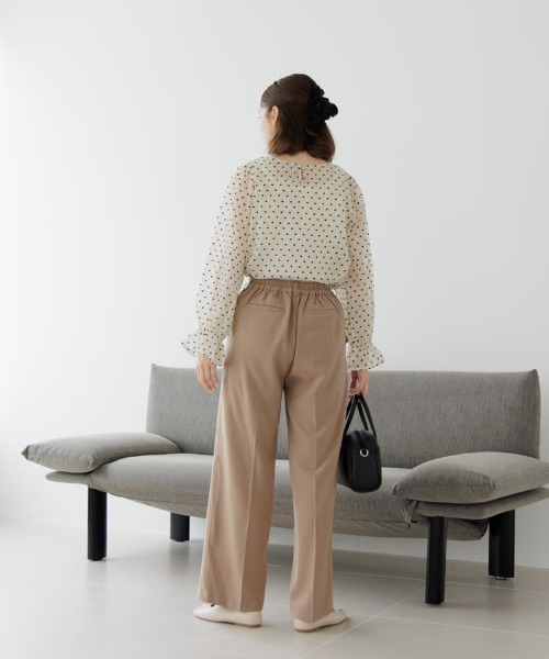 flower（フラワー）の「ハートバルーンブラウス（シャツ/ブラウス・レディース・アイボリー/ブラック・FREE）」の13枚目の写真