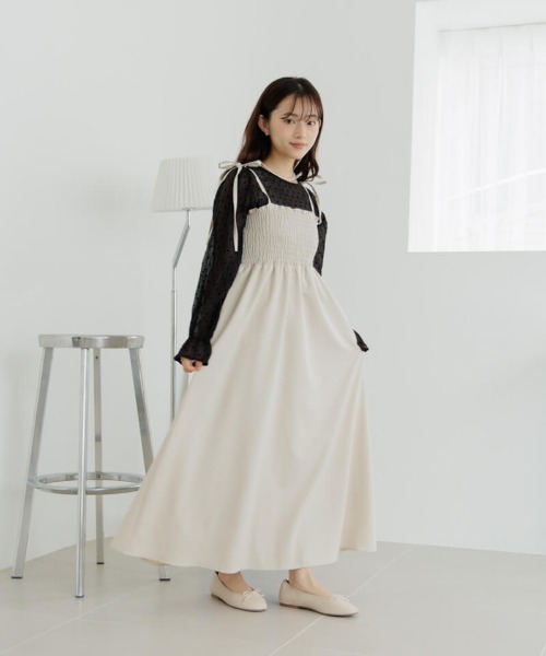 flower（フラワー）の「ハートバルーンブラウス（シャツ/ブラウス・レディース・アイボリー/ブラック・FREE）」の15枚目の写真