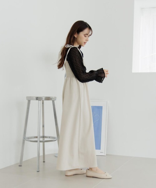 flower（フラワー）の「ハートバルーンブラウス（シャツ/ブラウス・レディース・アイボリー/ブラック・FREE）」の16枚目の写真