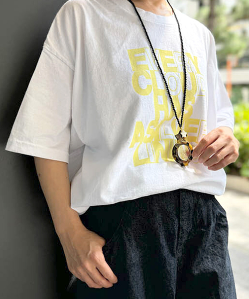 JOURNAL STANDARD LUXE(ジャーナルスタンダード ラックス)の「プリントT EVERY(Tシャツ/カットソー・レディース・バーガンディー/ライトイエロー・FREE)」の1枚目の写真