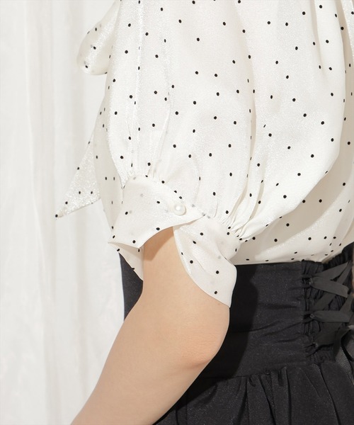 WILLSELECTION（ウィルセレクション）の「リボンタイラグランパフブラウス（シャツ/ブラウス・レディース・ホワイト系その他3/ブラック系その他2/ピンク・FREE）」の20枚目の写真