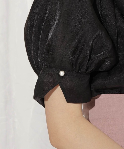 WILLSELECTION（ウィルセレクション）の「リボンタイラグランパフブラウス（シャツ/ブラウス・レディース・ホワイト系その他3/ブラック系その他2/ピンク・FREE）」の13枚目の写真