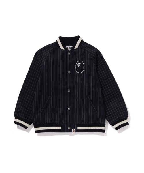 STRIPE STADIUM COTTON JACKET（ブルゾン）｜A BATHING APE（ア 