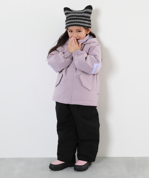 devirock（デビロック）の「撥水 耐水圧(5000mm以上) 普段着としても使える 中綿スノーパンツ（その他パンツ・キッズ・ライトグレー/イエロー系1/パープル系/ブラック/パープル系4/スカイブルー・100cm/110cm/120cm/130cm/140cm/150cm/160cm）」の8枚目の写真