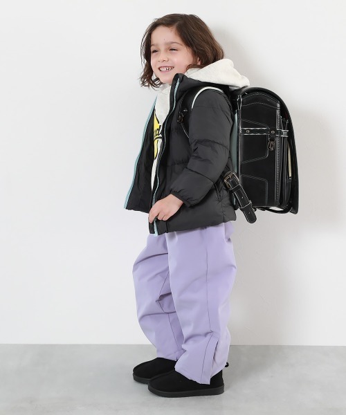 devirock（デビロック）の「撥水 耐水圧(5000mm以上) 普段着としても使える 中綿スノーパンツ（その他パンツ・キッズ・ライトグレー/イエロー系1/パープル系/ブラック/パープル系4/スカイブルー・100cm/110cm/120cm/130cm/140cm/150cm/160cm）」の13枚目の写真