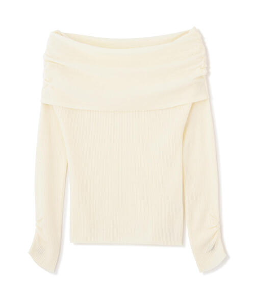 PROPORTION BODY DRESSING（プロポーションボディドレッシング）の「ギャザーオフショルニット / 1214270929（ニット/セーター・レディース・ホワイト系その他/ボルドー/ダークグレー・FREE）」の15枚目の写真