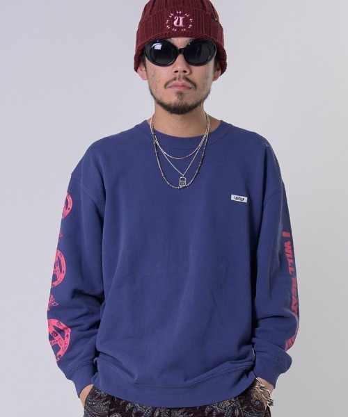 msw1549-Scramble Stone Wash Sweat スウェット
