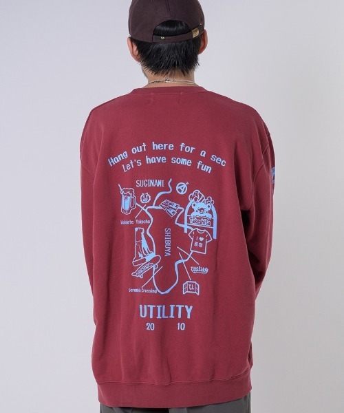 msw1549-Scramble Stone Wash Sweat スウェット