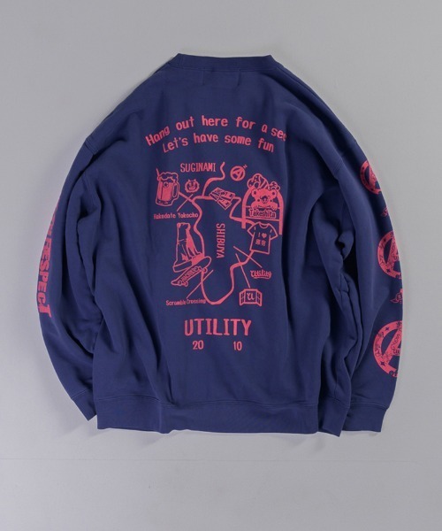 msw1549-Scramble Stone Wash Sweat スウェット