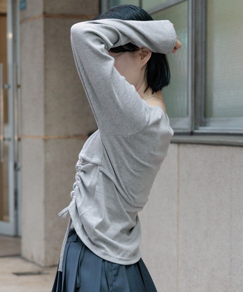 3.3 Field Trip （3.3フィールドトリップ）の「3.3 Field Trip／バラ刺繍 カーディガン（Tシャツ/カットソー・レディース・グレー/ブラック/ホワイト・FREE）」の7枚目の写真