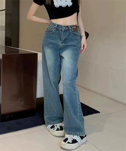 FREE STYLISTS(フリー スタイリスト)の「ハイウエストデニムパンツ(デニムパンツ・レディース・ブルー/ブルー系/ブラック/ブルー系その他・S/M/L/XL/2XL/XS)」の11枚目の写真