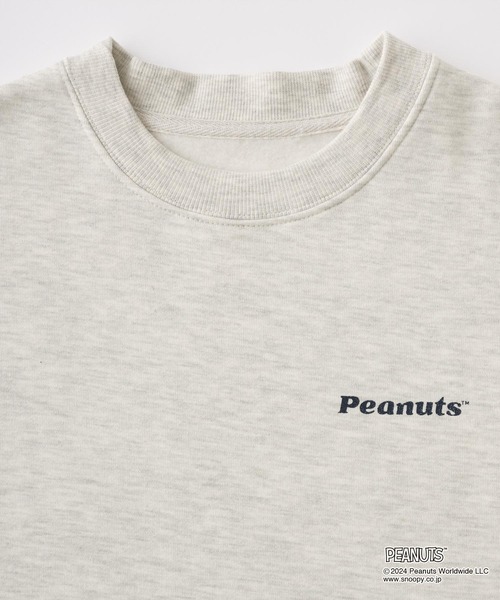 PEANUTS（ピーナッツ）の「【PEANUTS / SNOOPY】別注 ピーナッツ スヌーピー&フレンズ ヴィンテージプリント オーバーサイズスウェット（スウェット・レディース・ブラック系/モカ/スミクロ/グレー系/オートミール・L/M）」の16枚目の写真