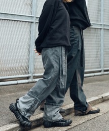 favclo. | turn back denim pants/ ターンバックデニムパンツ(デニムパンツ)