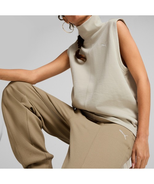 PUMA(プーマ)の「PUMA プーマ ウィメンズ ハー ハイウェスト パンツ(その他パンツ・レディース・グリーン/ブラック・X-LARGE/SMALL/MEDIUM/LARGE)」の4枚目の写真