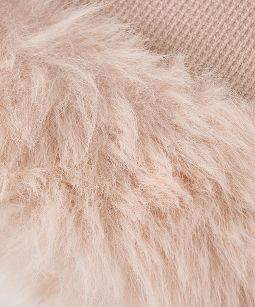 SAISON DE PAPILLON(セゾンドパピヨン)の「パール付きハイウエストツイードミニスカート(スカート・レディース・ブラウン/ピンクベージュ/ブラック・S/M/L)」の9枚目の写真