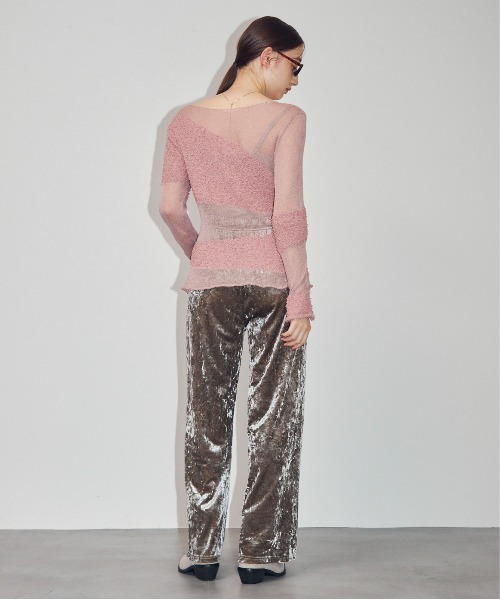 MOCOA'S(モコアズ)の「ベロアパンツ(その他パンツ・レディース・グレー/ブラウン/レッド・FREE)」の18枚目の写真
