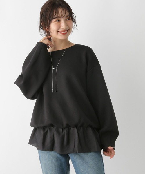 セール】裾フリルトップス 147119（Tシャツ/カットソー