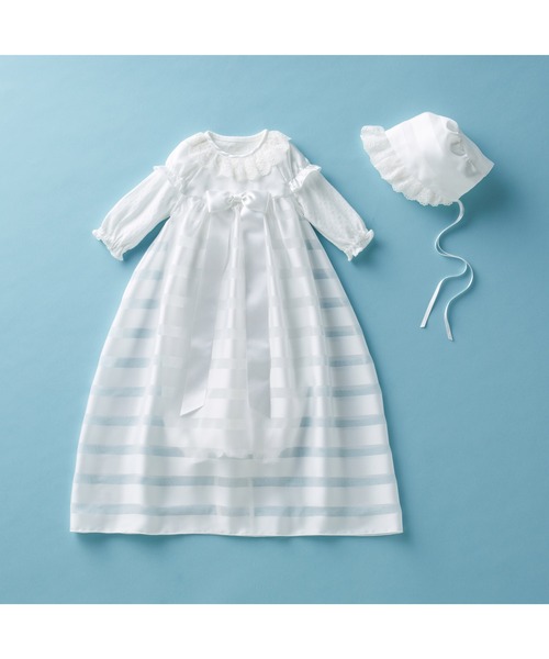 セレモニードレス3点セット ボーダー柄【通年用】【箱入】