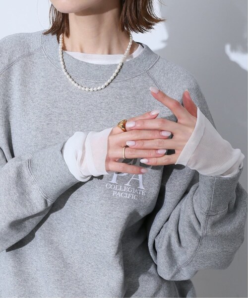 SLOBE IENA(スローブイエナ)の「《追加8》レイヤードスリーブロンTEE(Tシャツ/カットソー・レディース・ブラック/ホワイト/アイボリー・FREE)」の15枚目の写真