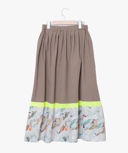 bedsidedrama(ベットサイドドラマ)の「Arts & Science Slide Skirt(スカート・レディース・ベージュ/ブラック・1)」の10枚目の写真