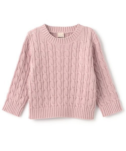 petit main（プティマイン）の「【リンク】コットンニット(キッズ)（ニット/セーター・キッズ・グレー/アイボリー/ライトピンク/ネイビー/モカ・L/M/S）」の17枚目の写真