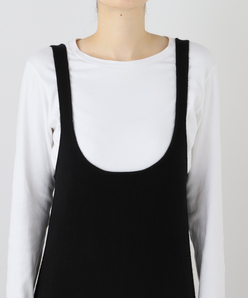 INSCRIRE（アンスクリア）の「【INSCRIRE /アンスクリア】DRESS：ワンピース（ワンピース・レディース・ブラック・SMALL）」の4枚目の写真