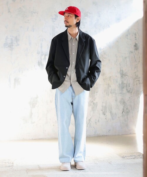 B:MING by BEAMS（ビーミングバイビームス）の「ambiance / Logo Cap（キャップ・メンズ・ブラック/レッド・ONE SIZE）」の7枚目の写真