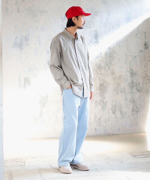B:MING by BEAMS（ビーミングバイビームス）の「ambiance / Logo Cap（キャップ・メンズ・ブラック/レッド・ONE SIZE）」の9枚目の写真