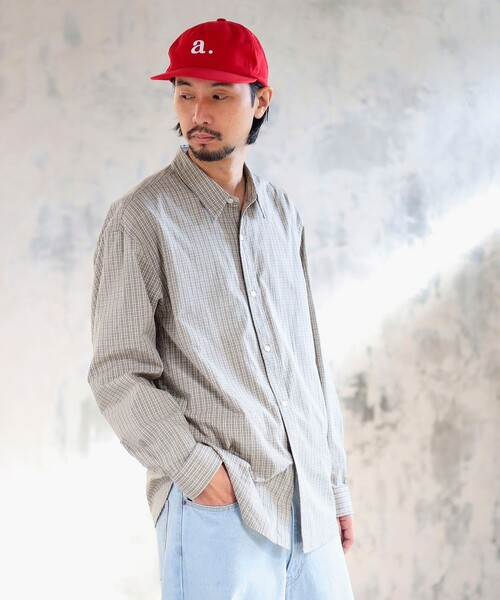B:MING by BEAMS（ビーミングバイビームス）の「ambiance / Logo Cap（キャップ・メンズ・ブラック/レッド・ONE SIZE）」の10枚目の写真