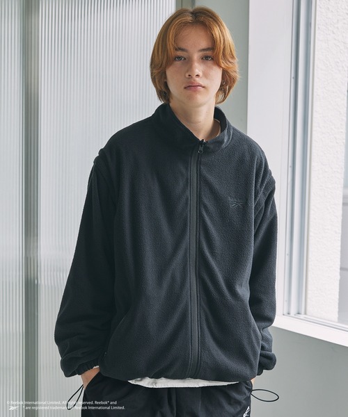 【セール】【Reebok別注】4wayリバーシブル裏フリースデタッチャブルブルゾン（ブルゾン）｜Reebok（リーボック）